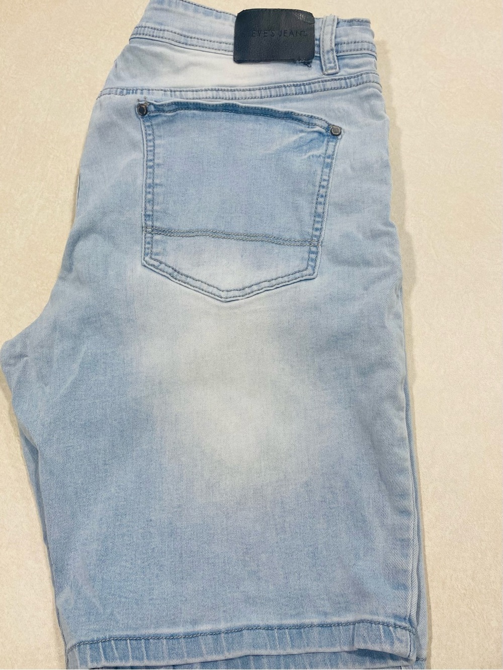 Men's Relaxed Light Blue Jeans Shorts - Casual Everyday Fit